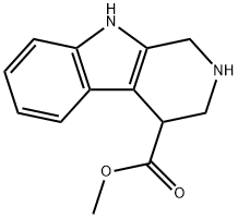2,3,4,9-TETRAHYDRO-1H-BETA-CARBOLINE-4-CARBOXYLICACID메틸에스테르 구조식 이미지