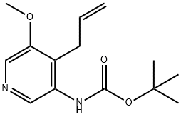 tert-Butyl 4-allyl-5-methoxypyridin-3-ylcarbamate 구조식 이미지