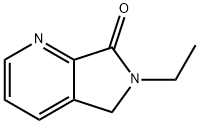 6-ethyl-5H-pyrrolo[3,4-b]pyridin-7(6H)-one 구조식 이미지