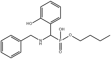 [(2-Hydroxyphenyl)[(phenylmethyl)amino]methyl]phosphonic acid hydrogen butyl ester Structure