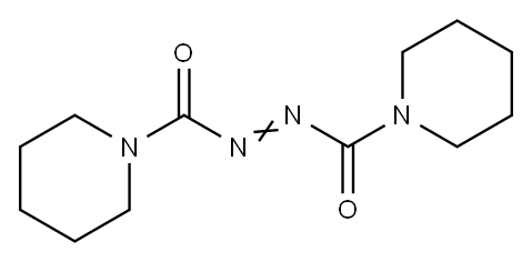 1,1'-(Azodicarbonyl)-dipiperidine 구조식 이미지