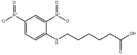 N-(2,4-디니트로페닐)-6-아미노헥산산 구조식 이미지
