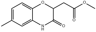 METHYL(6-METHYL-2H-1,4-BENZOXAZIN-3(4H)-ONE-2-YL)ACETATE Structure