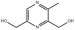 2,6-Pyrazinedimethanol,  3-methyl- Structure