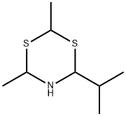 Dimethylisopropyldihydro-1,3,5-dithiazine 구조식 이미지