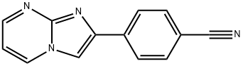 4-IMIDAZO[1,2-A]피리미딘-2-일-벤조니트릴 구조식 이미지