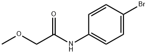 N-(4-bromophenyl)-2-methoxyacetamide 구조식 이미지