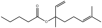 1,5-dimethyl-1-vinylhex-4-enyl valerate Structure