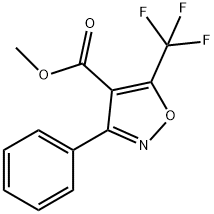 4-이속사졸카르복실산,3-페닐-5-(트리플루오로메틸)-,메틸에스테르(9CI) 구조식 이미지