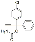 1-(p-클로로페닐)-1-페닐-2-프로핀-1-올=카바메이트 구조식 이미지