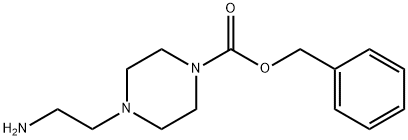 1-CBZ-4-(2-AMINOETHYL)PIPERAZINE Structure