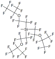 Tris(perfluoro(2-isopropoxyethyl))-methylsilane Structure