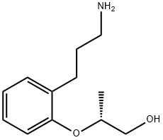 1-Propanol, 2-[2-(3-aMinopropyl)phenoxy]-, (2R)- Structure