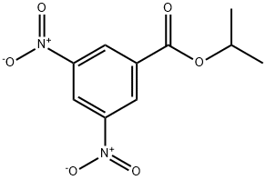 Benzoic acid, 3,5-dinitro-, 1-Methylethyl ester Structure