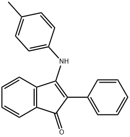 2-phenyl-3-(4-toluidino)-1H-inden-1-one 구조식 이미지