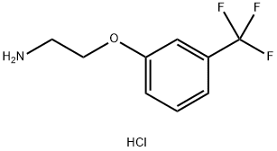 2-[3-(trifluoromethyl)phenoxy]ethanaminium chloride Structure