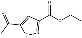 ETHYL 5-ACETYLISOXASOLE-3-CARBOXYLATE Structure