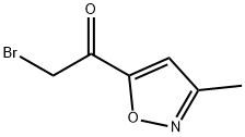 Ethanone, 2-bromo-1-(3-methyl-5-isoxazolyl) 구조식 이미지