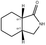 시스-옥타히드로-1H-이소인돌-1-온 구조식 이미지