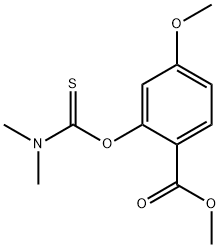 메틸2-[(디메틸카르바모티오일)-옥시]-4-메톡시벤조에이트 구조식 이미지