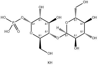 ALPHA-D(+)MALTOSE 1-PHOSPHATE DIPOTASSIUM SALT Structure