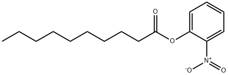 O-NITROPHENYL CAPRATE 구조식 이미지