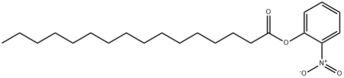 HEXADECANOIC ACID 2-NITROPHENYL ESTER Structure