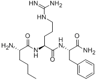 NLE-ARG-PHE AMIDE Structure