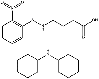 N-O-NITROPHENYLSULFENYL-GAMMA-AMINOBUTYRICACIDDI(CYCLOHEXYL)암모늄염 구조식 이미지