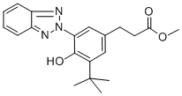 알파-(3-(3-(2H-벤조트리아졸-2-일)-5-(1,1-디메틸에틸)-4- 히드록시페닐)-1-옥소프로필)-오메가-(3-(3-(2H-벤조트리아졸-2-일)-5-(1,1- 디메틸에틸)-4-히드록시페닐)-1-옥소프로폭시)-폴리(옥시-1,2-에탄디일) 구조식 이미지