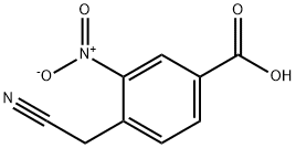 Benzoic acid, 4-(cyanomethyl)-3-nitro- (9CI) Structure