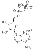 ALPHA,BETA-METHYLENEADENOSINE 5'-DIPHOSPHATE SODIUM SALT Structure