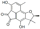 (S)-7,8-Dihydro-3,6-dihydroxy-1,7,7,8-tetramethylacenaphtho[5,4-b]furan-4,5-dione Structure