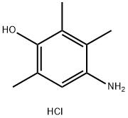 4-amino-2,3,6-trimethylphenol hydrochloride Structure