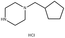 1-(시클로펜틸메틸)피페라진디히드로클로라이드 구조식 이미지