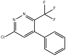 6-chloro-4-phenyl-3-(trifluoroMethyl)pyridazine 구조식 이미지