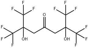 1,1,1,7,7,7-HEXAFLUORO-2,6-DIHYDROXY-2,6-BIS(TRIFLUOROMETHYLHEPTAN-4-ONE) Structure