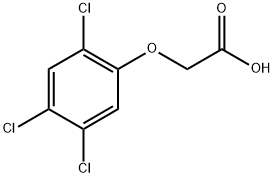 2,4,5-TRICHLOROPHENOXY-ACETIC ACID-RING-UL-14C Structure