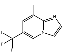 IMidazo[1,2-a]pyridine, 8-iodo-6-(trifluoroMethyl)- 구조식 이미지