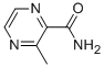 3-METHYLPYRAZINE-2-CARBOXAMIDE Structure