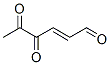 2-Hexenal, 4,5-dioxo-, (E)- (9CI) Structure