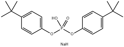 sodium bis(p-tert-butylphenyl) phosphate  Structure