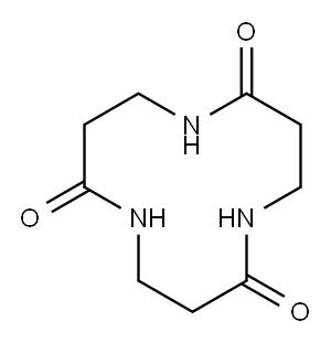 1,5,9-Triazacyclododecane-2,6,10-trione Structure