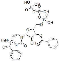 3'-O-(4-벤조일)벤조일시티딘5'-트리포스페이트 구조식 이미지