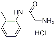 2-Amino-N-(2-methylphenyl)acetamide hydrochloride Structure