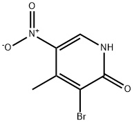 3-Bromo-4-methyl-5-nitropyridin-2-ol Structure