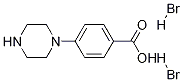 4-피페라진-1-일-벤조산디히드로브로마이드 구조식 이미지
