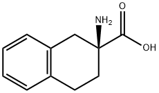 (s)-2-amino-1,2,3,4-tetrahydro-2-naphthalenecarboxylic acid Structure