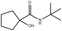 Cyclopentanecarboxamide, N-tert-butyl-1-hydroxy- (7CI,8CI) Structure