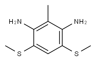 3,5-Dimethylthio-2,6-diaminotoluene 구조식 이미지
